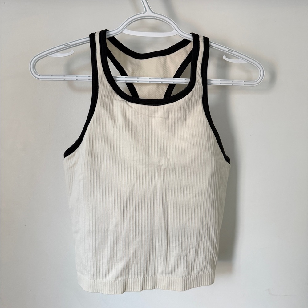 Lululemon Ebb to Street Cropped Racerback Tank